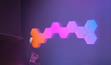DIY modular wall splicing LED light category icon for gaming cool ambient lighting