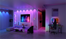 DIY modular wall splicing LED light category icon for gaming cool ambient lighting